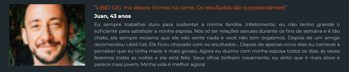 Depoimento 1 1 - libid gel funciona - o que é - benefícios e depoimentos