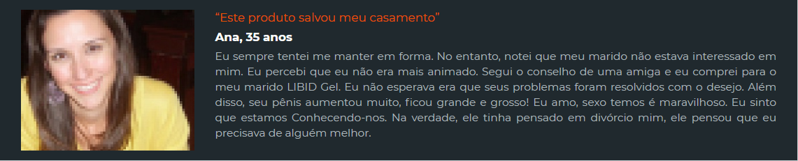 Depoimento 2 1 - libid gel funciona - o que é - benefícios e depoimentos